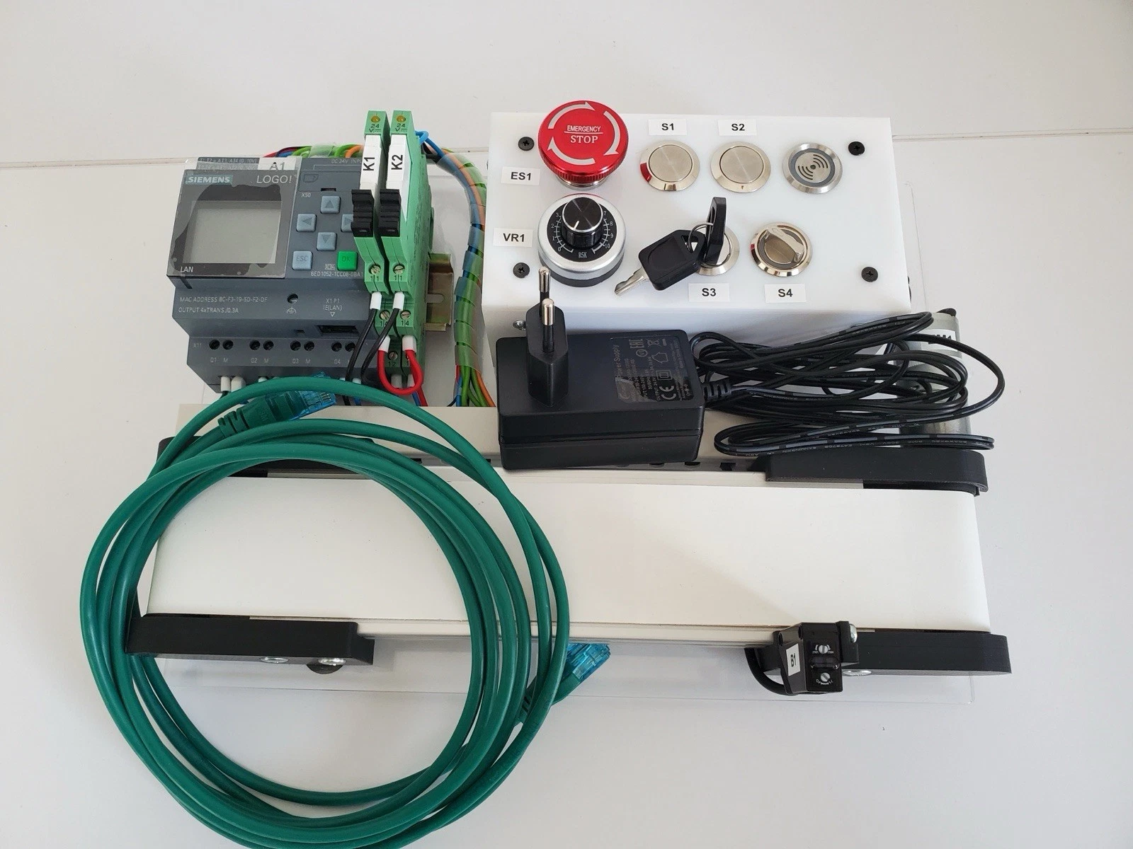 Tiny Conveyor PLC Learning Kit For Siemens Simatic Logo! 8 - Image 6