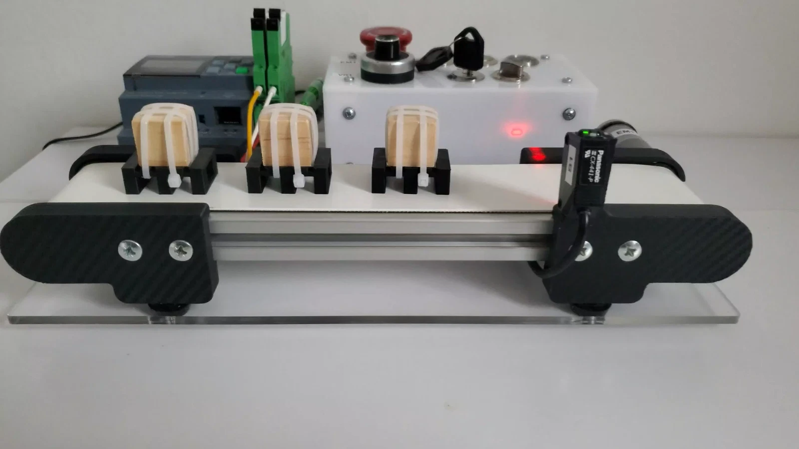 Mini Conveyor PLC Learning Kit For Siemens Simatic 1200 1212c For Step7 Tia Portal - Image 8