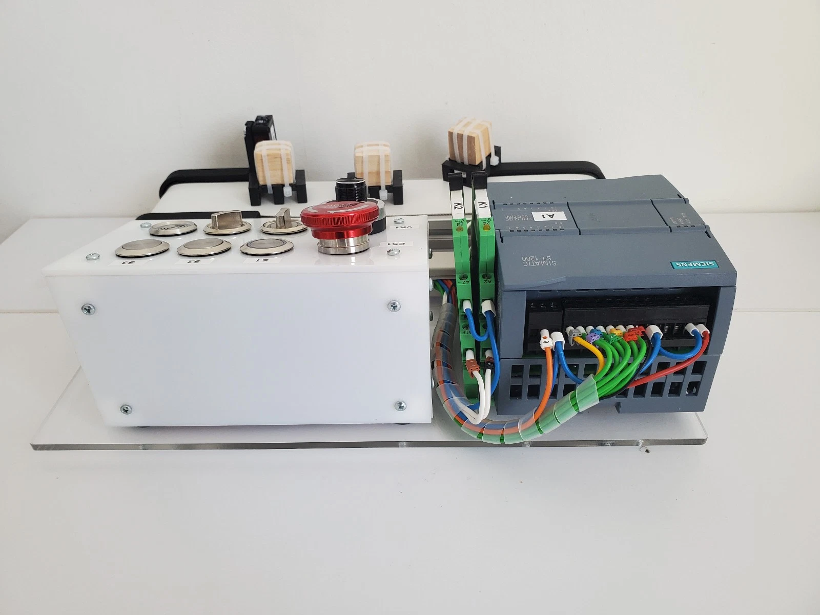 Mini Conveyor PLC Learning Kit For Siemens Simatic 1200 1212c For Step7 Tia Portal - Image 12