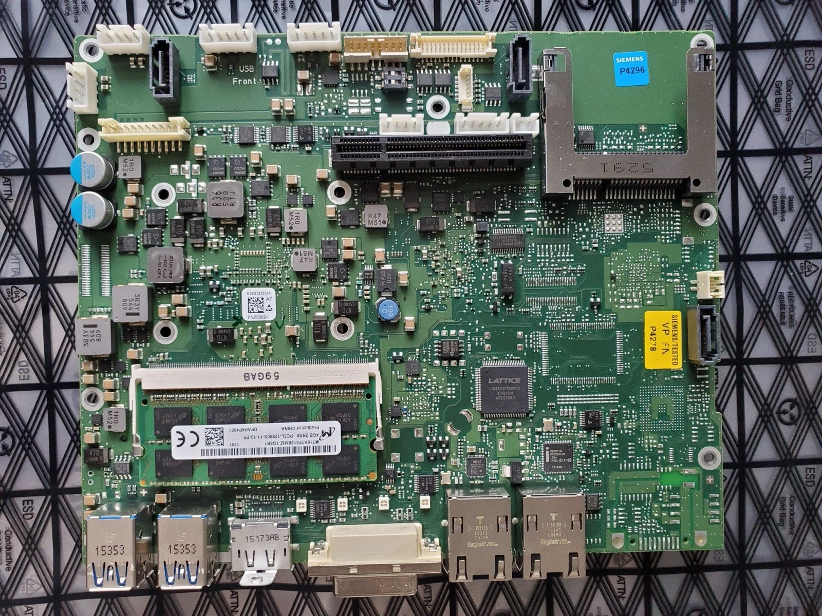 Siemens Simatic IPC477D 15” i3-3217UE PCB Motherboard A5E32121179-AD A5E32121179