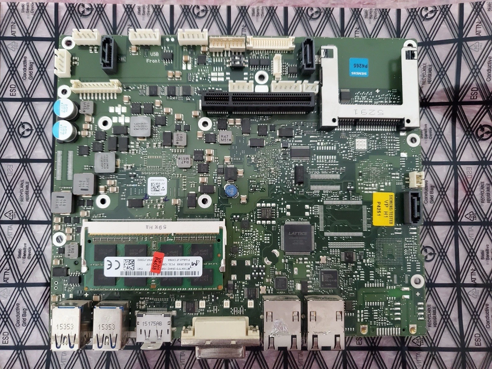 Siemens Simatic IPC477D 19" i3-3217UE PCB Motherboard A5E32121179-AD A5E03784833