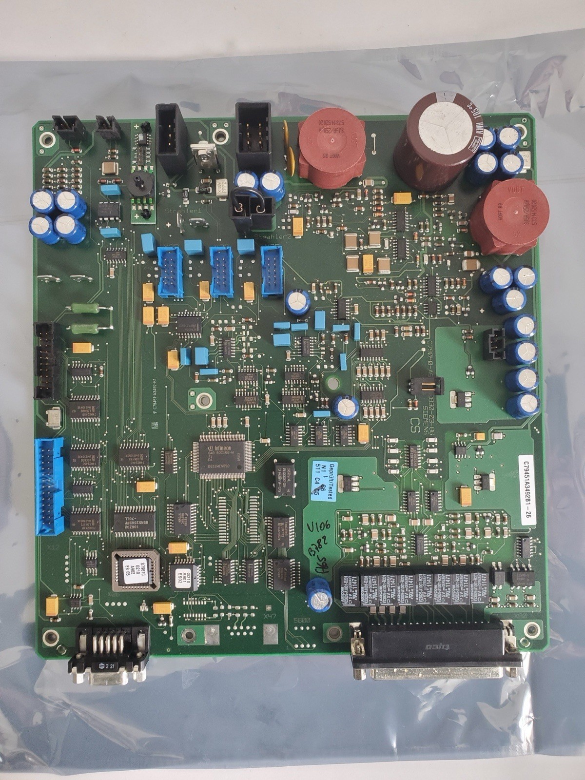 Siemens Ultramat 23 Main PCB C79451A3492B1-26 C79451-A3492-B1 7MB2335-0CM10-3AA0