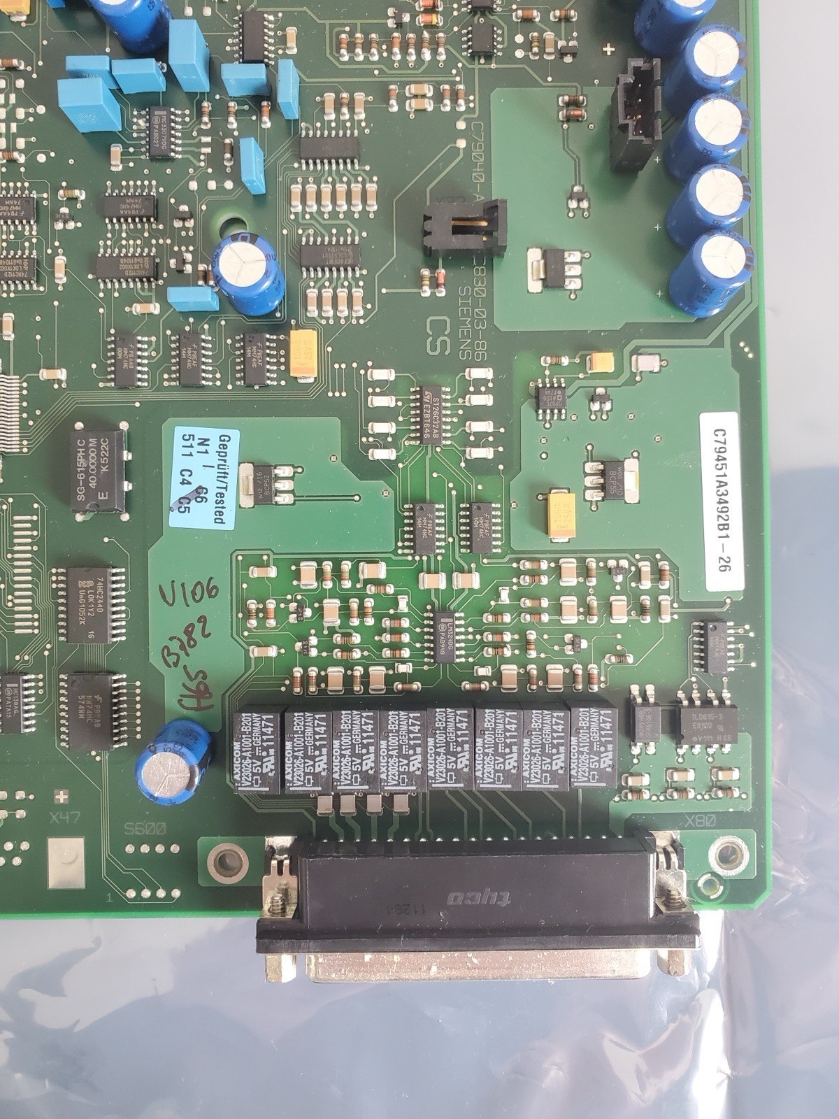 Siemens Ultramat 23 Main PCB C79451A3492B1-26 C79451-A3492-B1 7MB2335-0CM10-3AA0 - Image 8